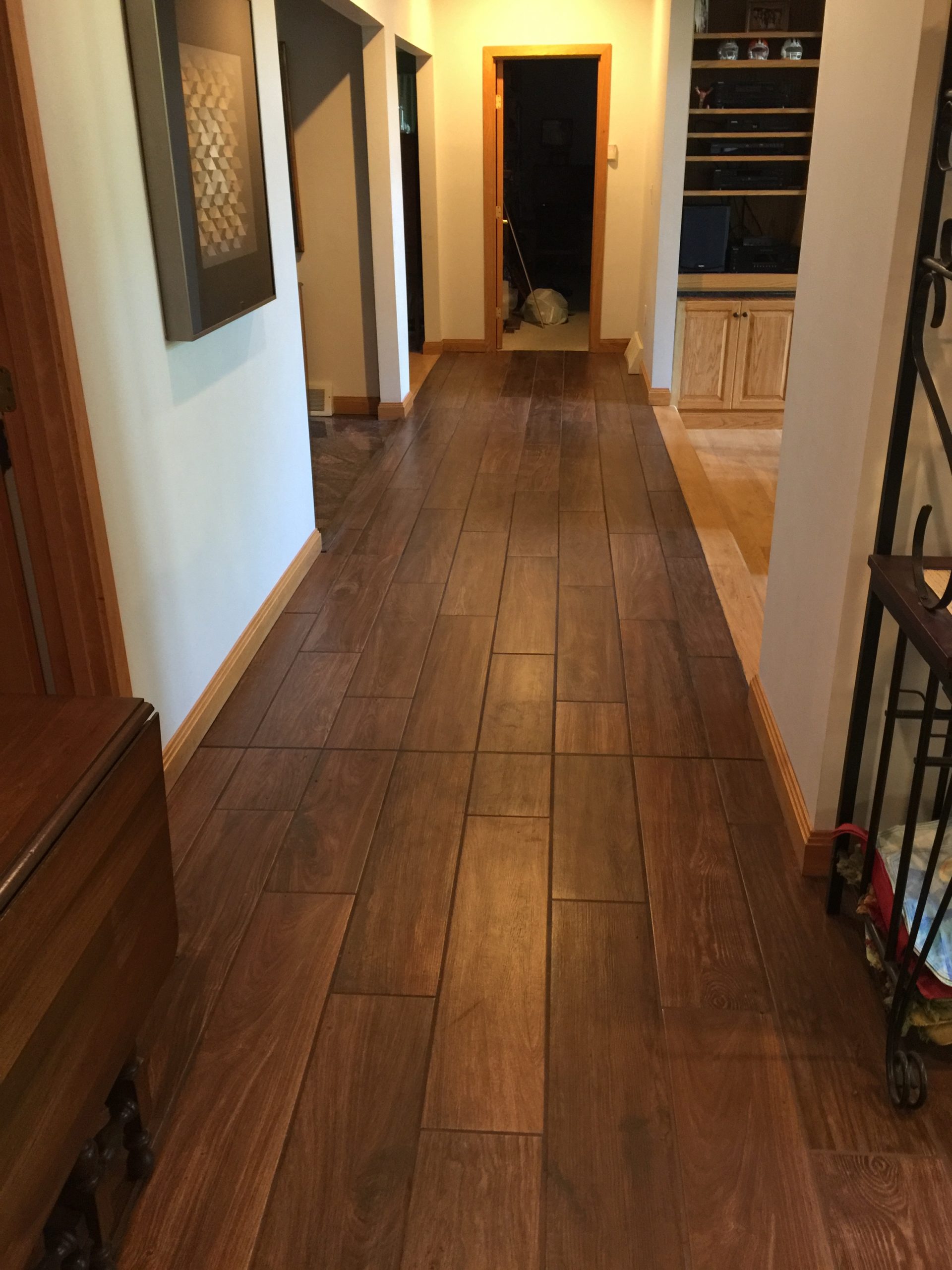 Custom hardwood flooring design